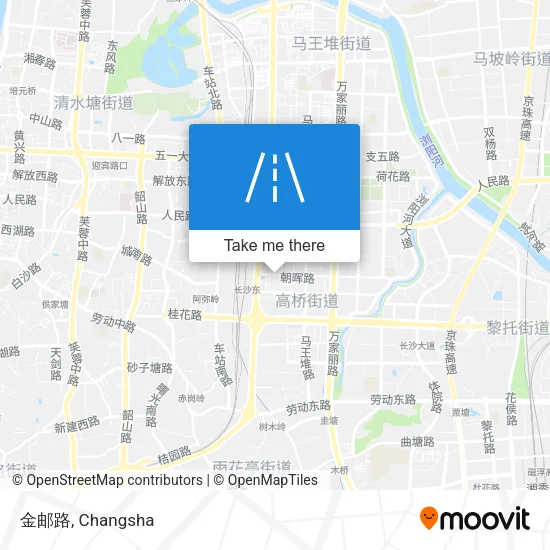 金邮路 map