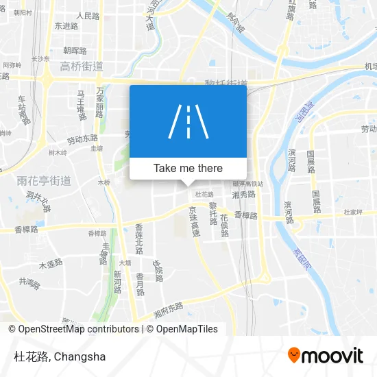 杜花路 map