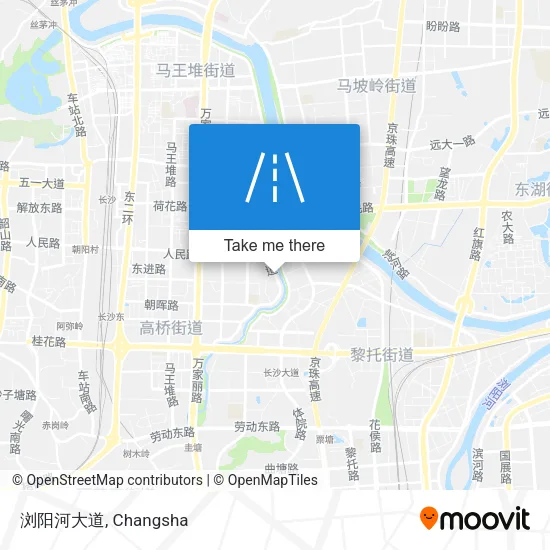 浏阳河大道 map