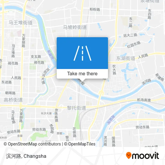 滨河路 map