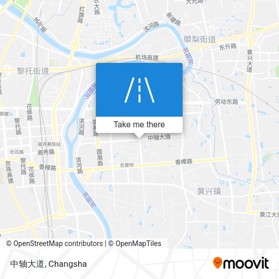 中轴大道 map