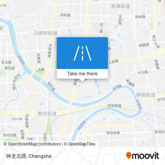 神龙北路 map