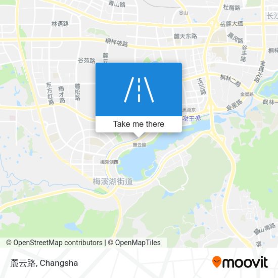 麓云路 map