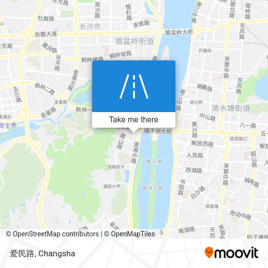 爱民路 map