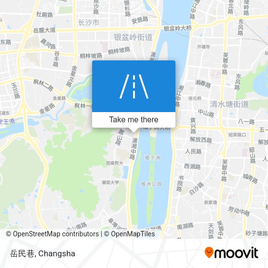 岳民巷 map