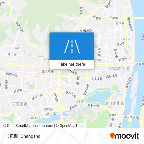 晨风路 map