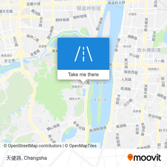 天健路 map