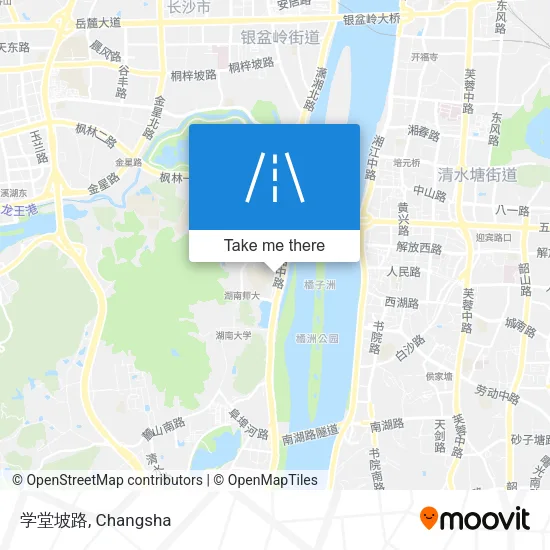 学堂坡路 map