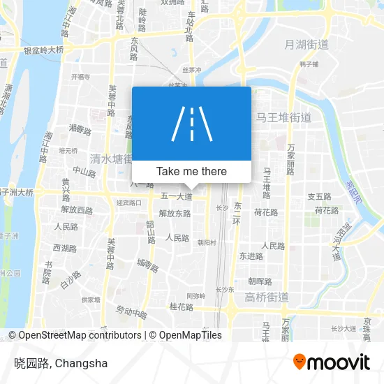 晓园路 map