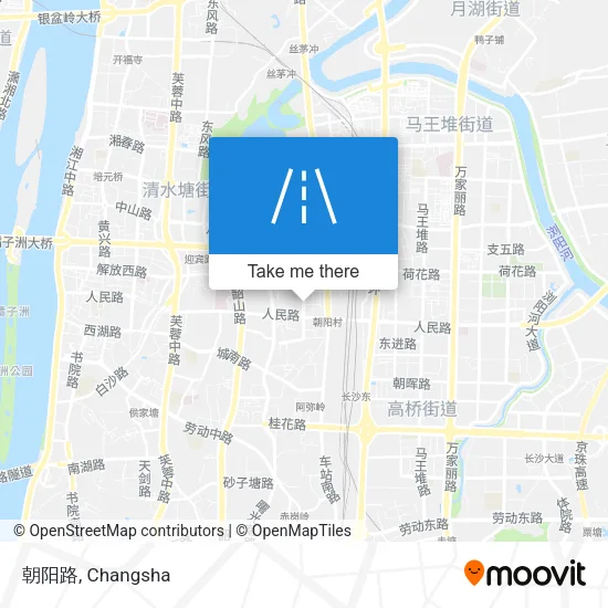 朝阳路 map
