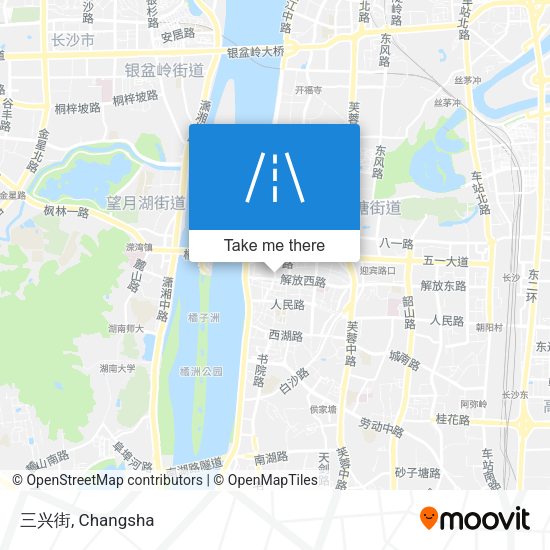 三兴街 map