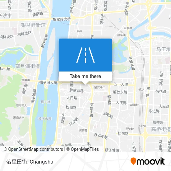 落星田街 map