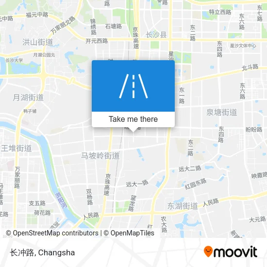 长冲路 map
