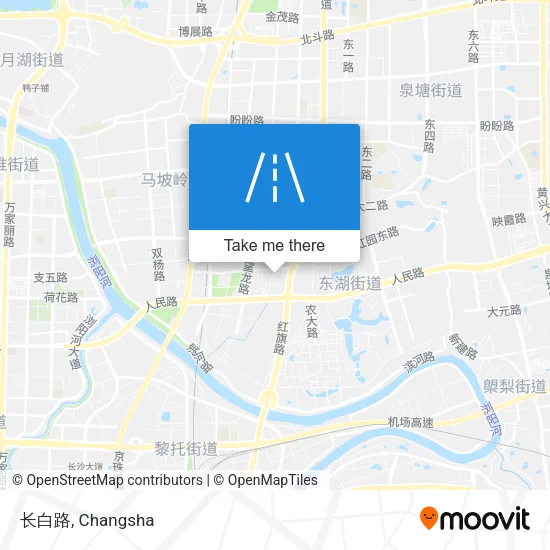 长白路 map