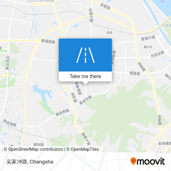 吴家冲路 map