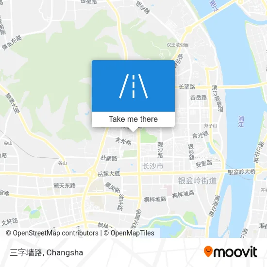三字墙路 map