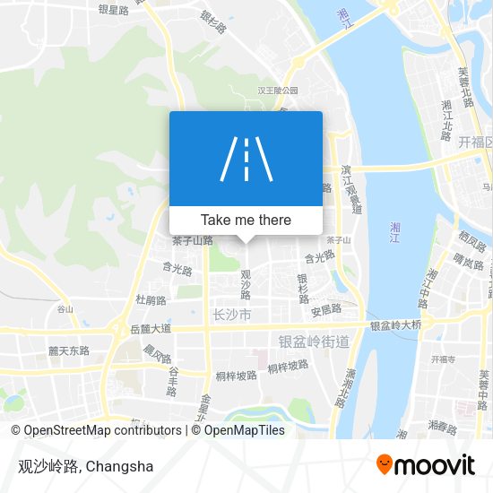 观沙岭路 map
