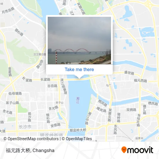 福元路大桥 map