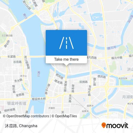沐霞路 map