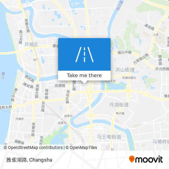 雅雀湖路 map