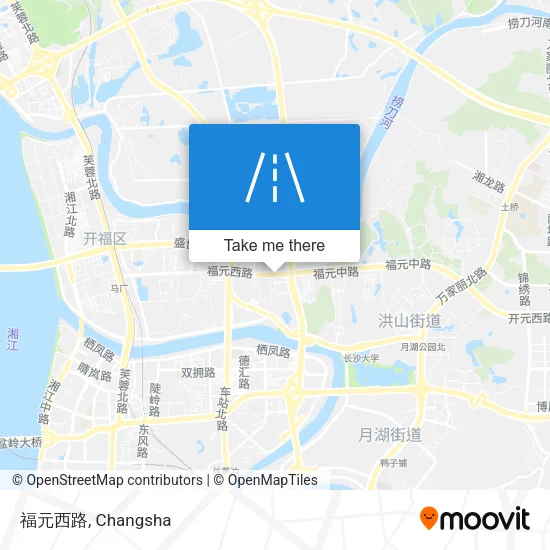 福元西路 map