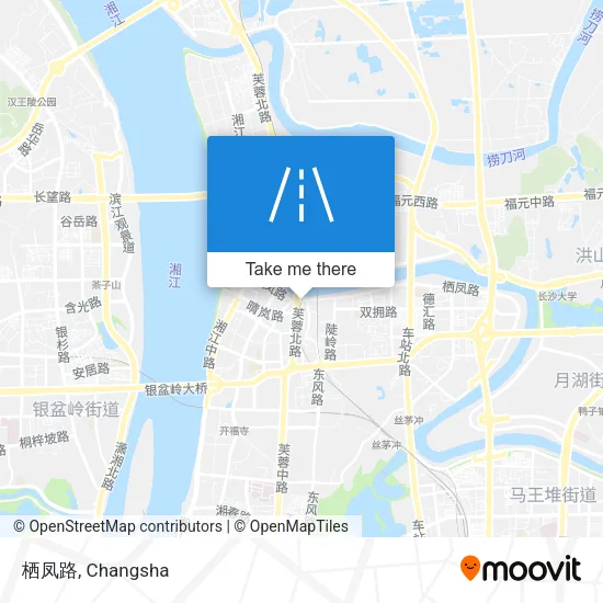 栖凤路 map