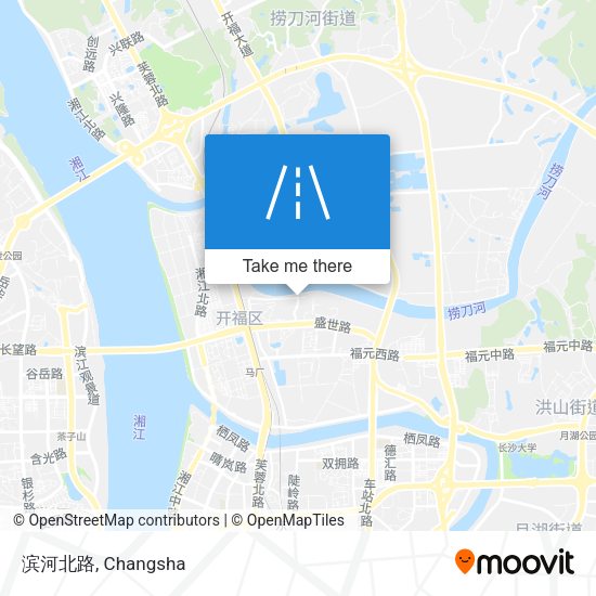 滨河北路 map