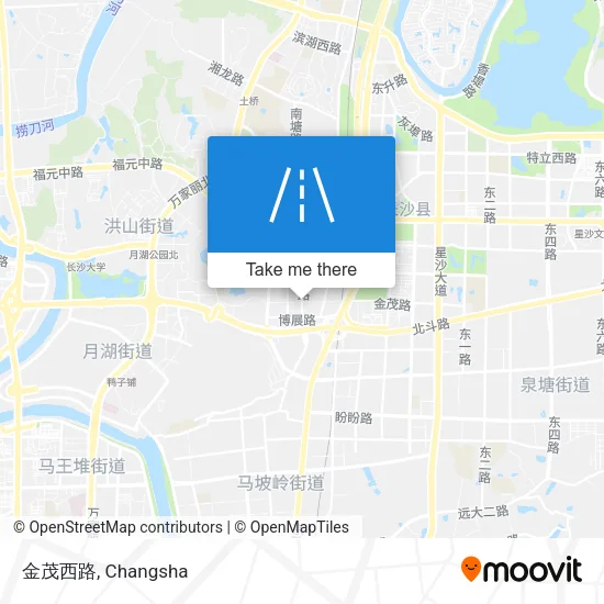 金茂西路 map