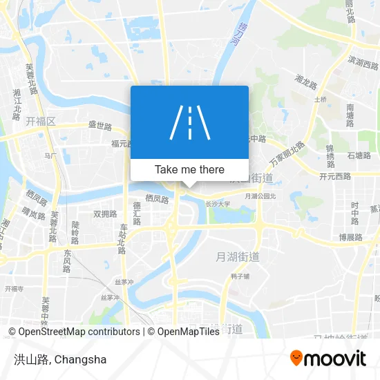 洪山路 map