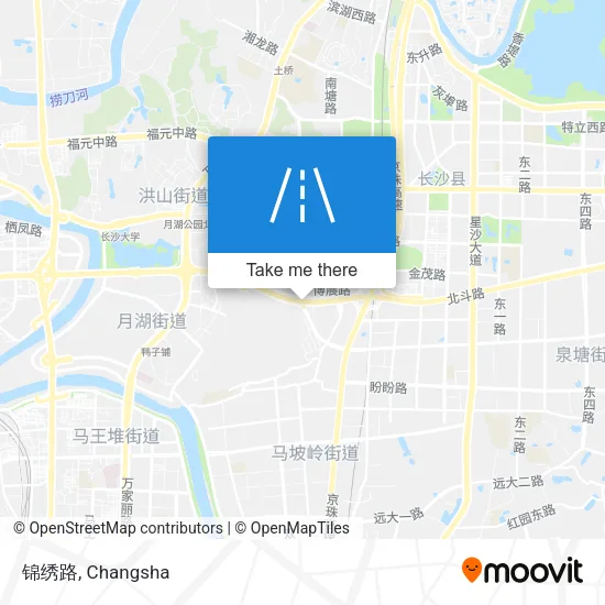锦绣路 map