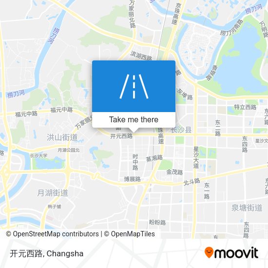 开元西路 map