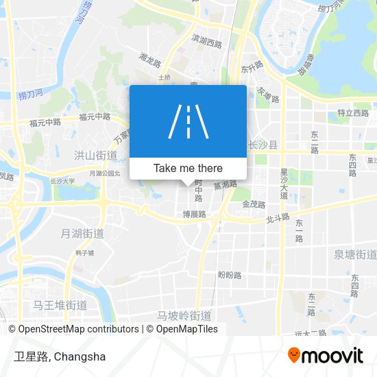 卫星路 map