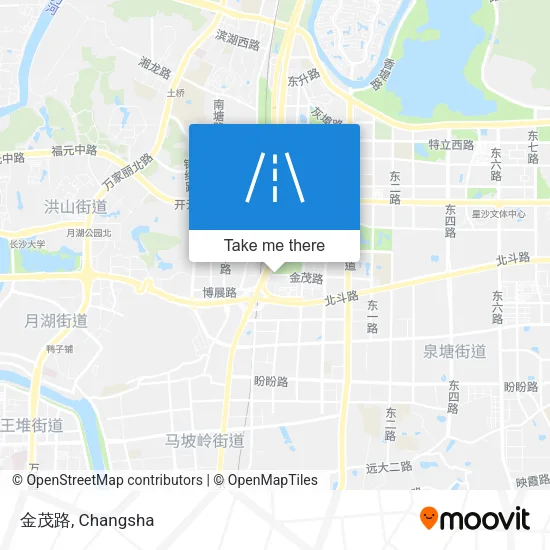 金茂路 map