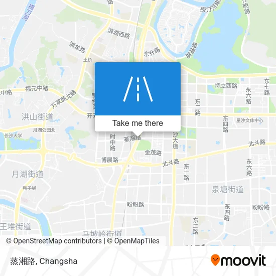 蒸湘路 map