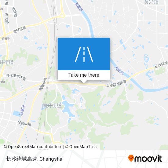长沙绕城高速 map