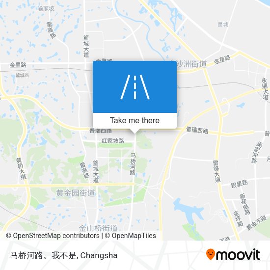 马桥河路。我不是 map