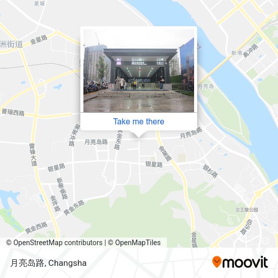 月亮岛路 map