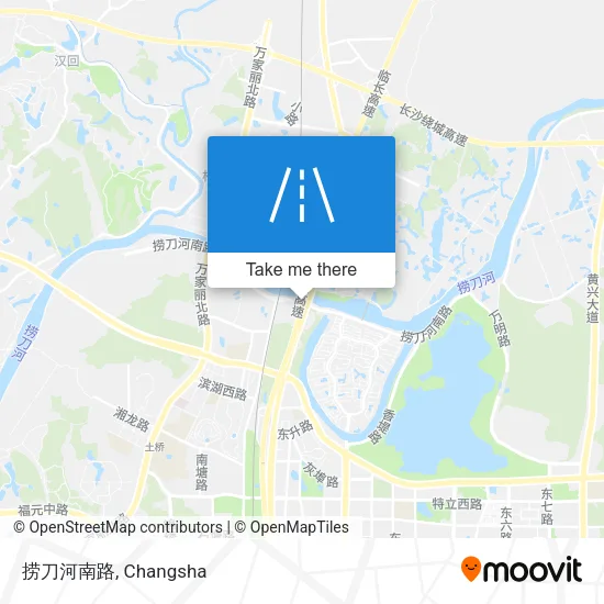 捞刀河南路 map