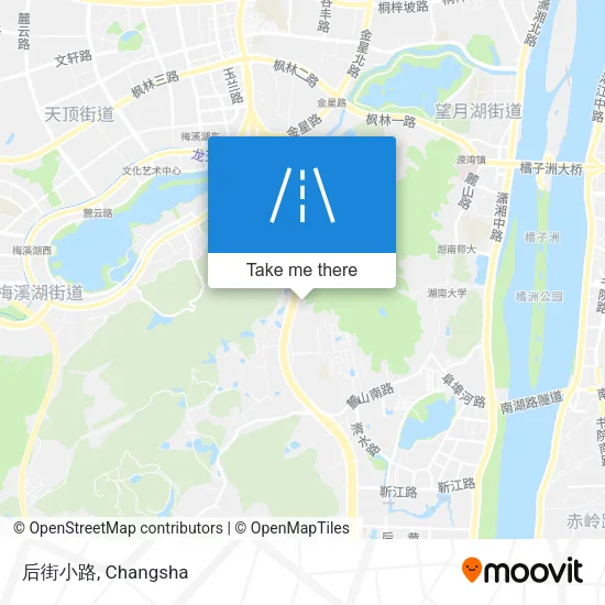 后街小路 map