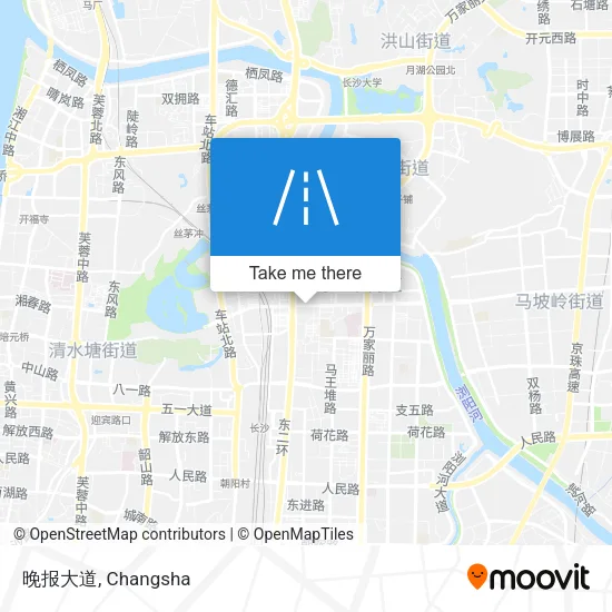 晚报大道 map