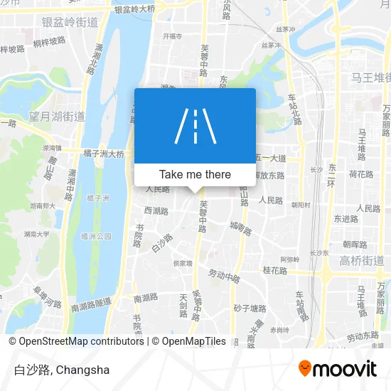 白沙路 map