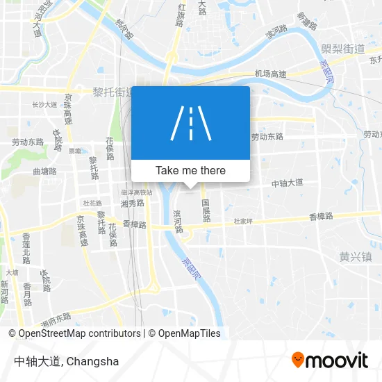 中轴大道 map