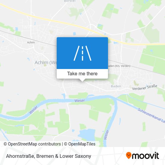 Ahornstraße map