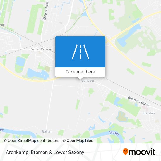 Arenkamp map
