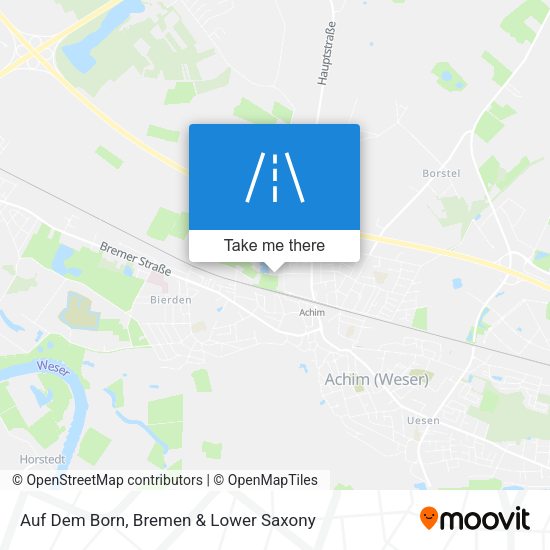 Auf Dem Born map