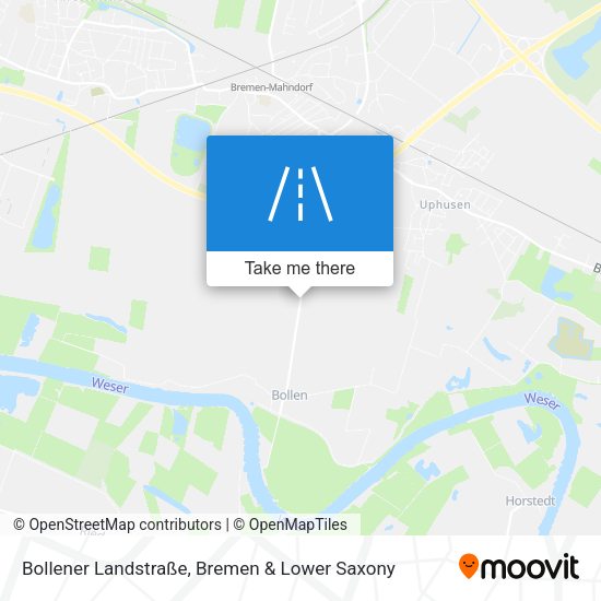 Bollener Landstraße map