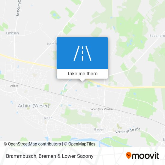 Brammbusch map
