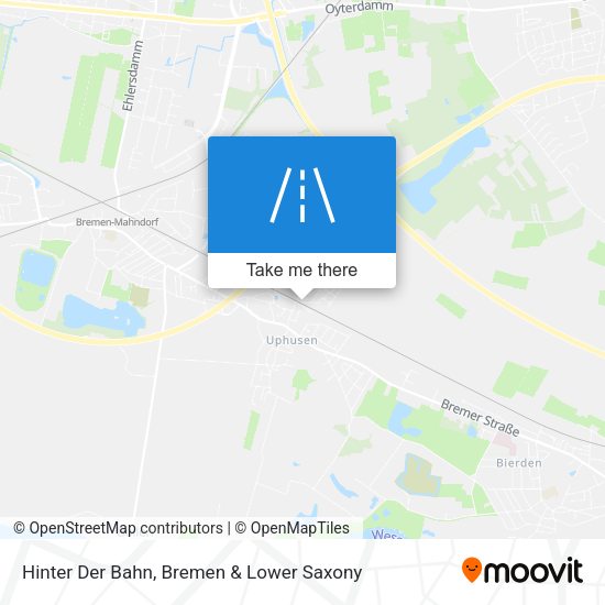 Hinter Der Bahn map