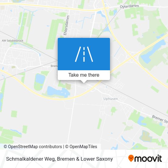 Schmalkaldener Weg map