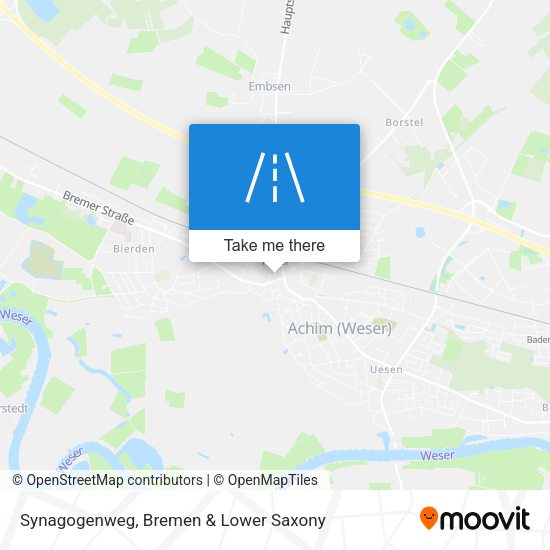 Synagogenweg map